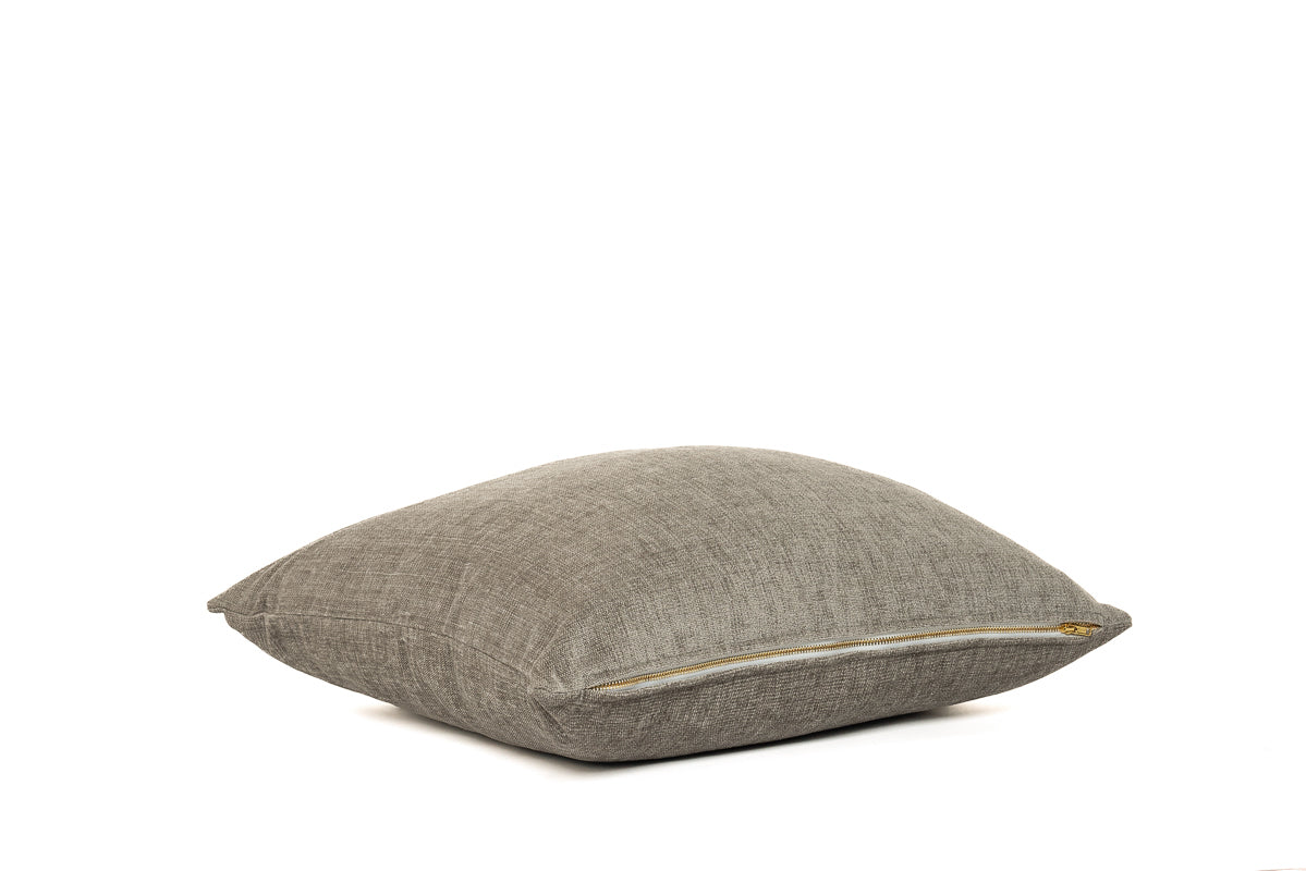 Grey chenille cushion clearance covers