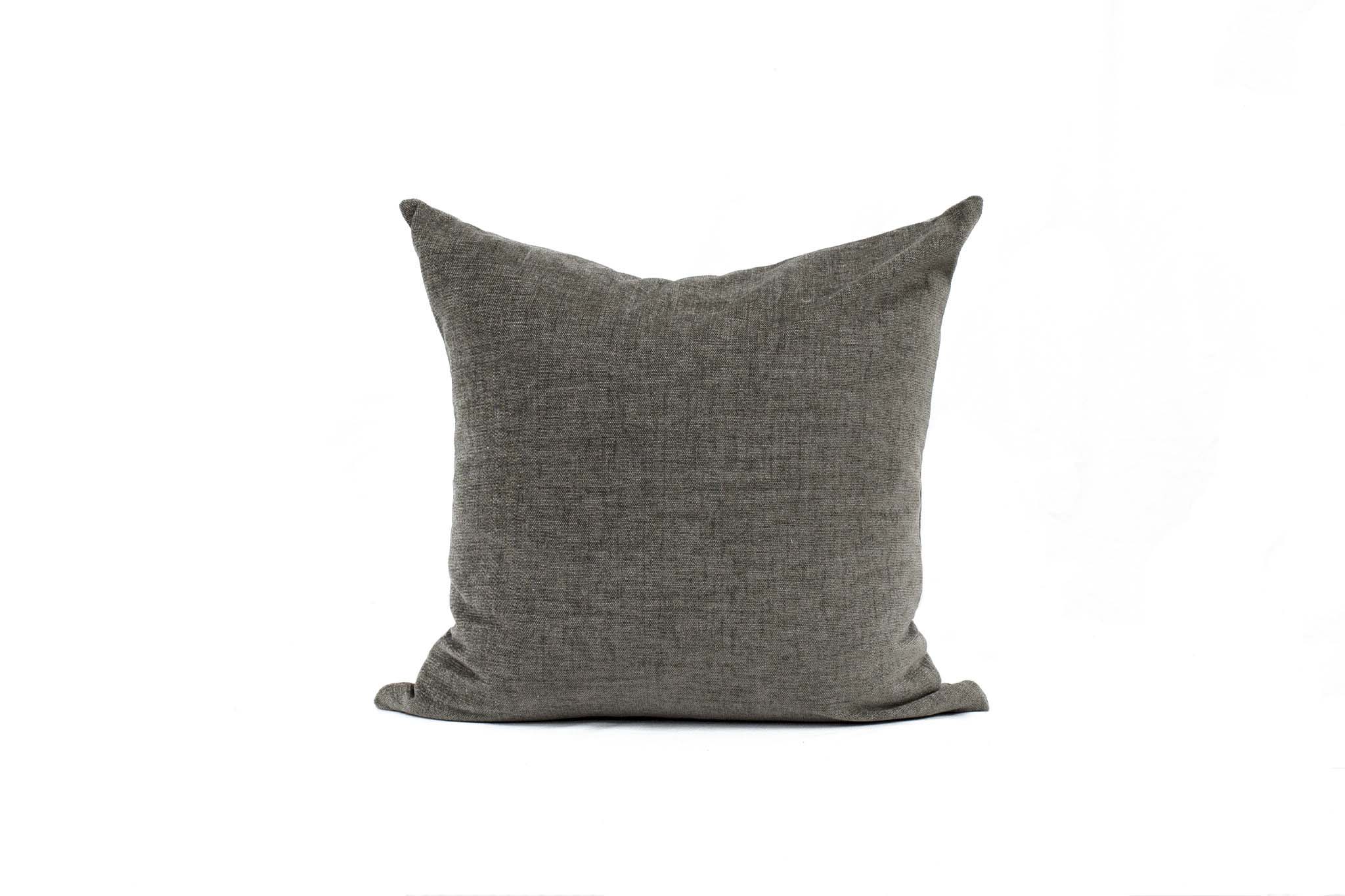 Slate Chenille Cushion Cover