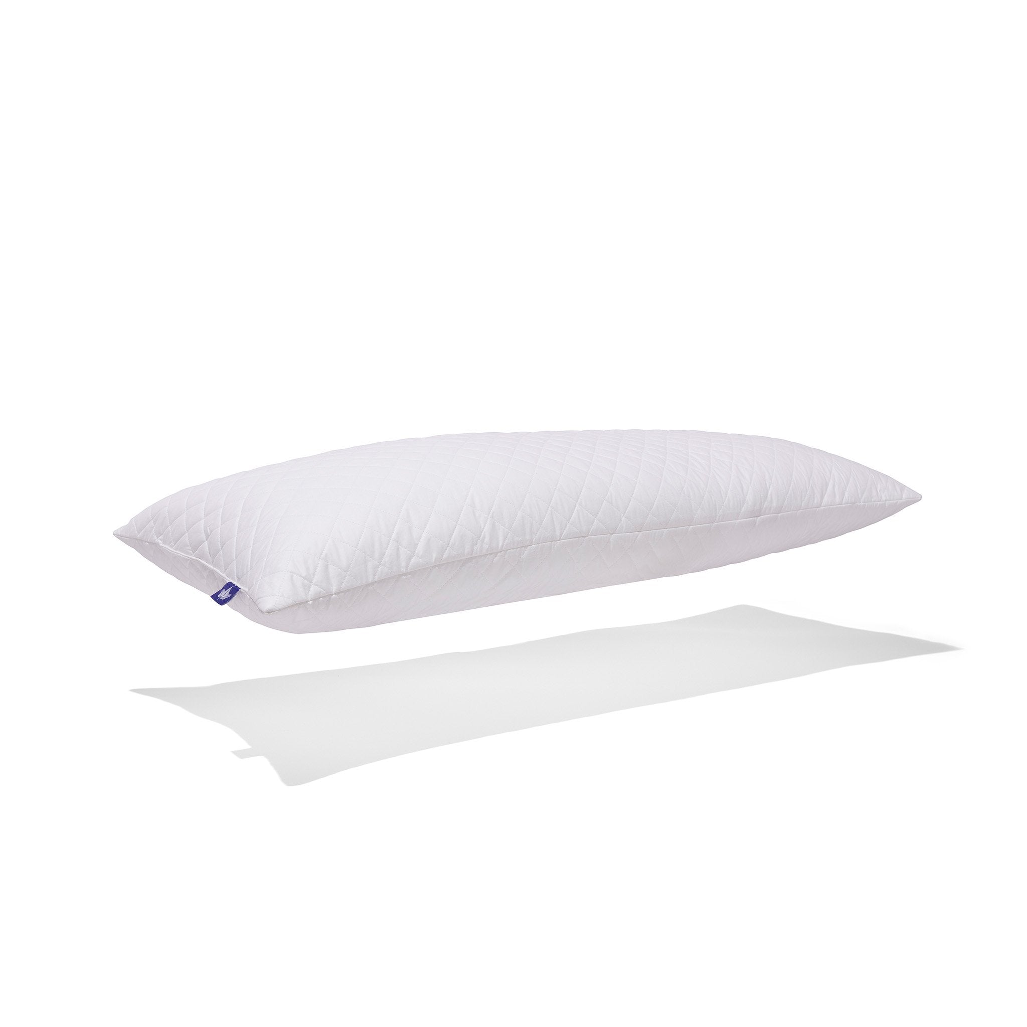 Quilted White Goose Feather Body Pillow